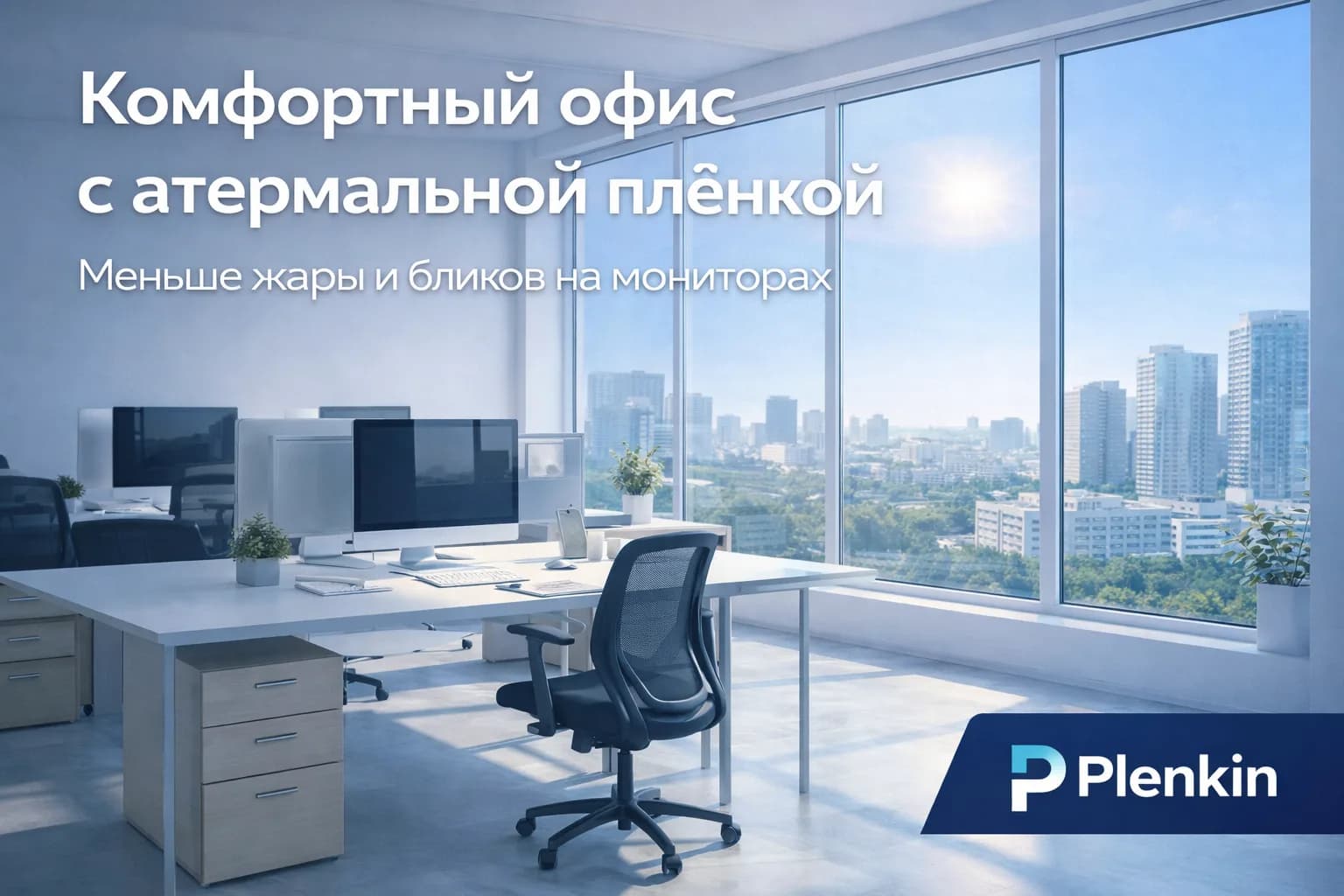 Атермальная плёнка в офисе